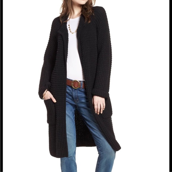 Madewell Sweaters - Madewell Waffle Stitch Sweater Coat
